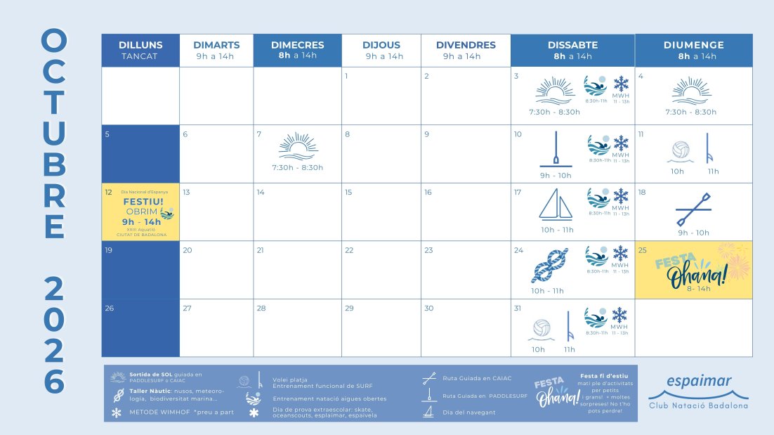 octubre espaimar